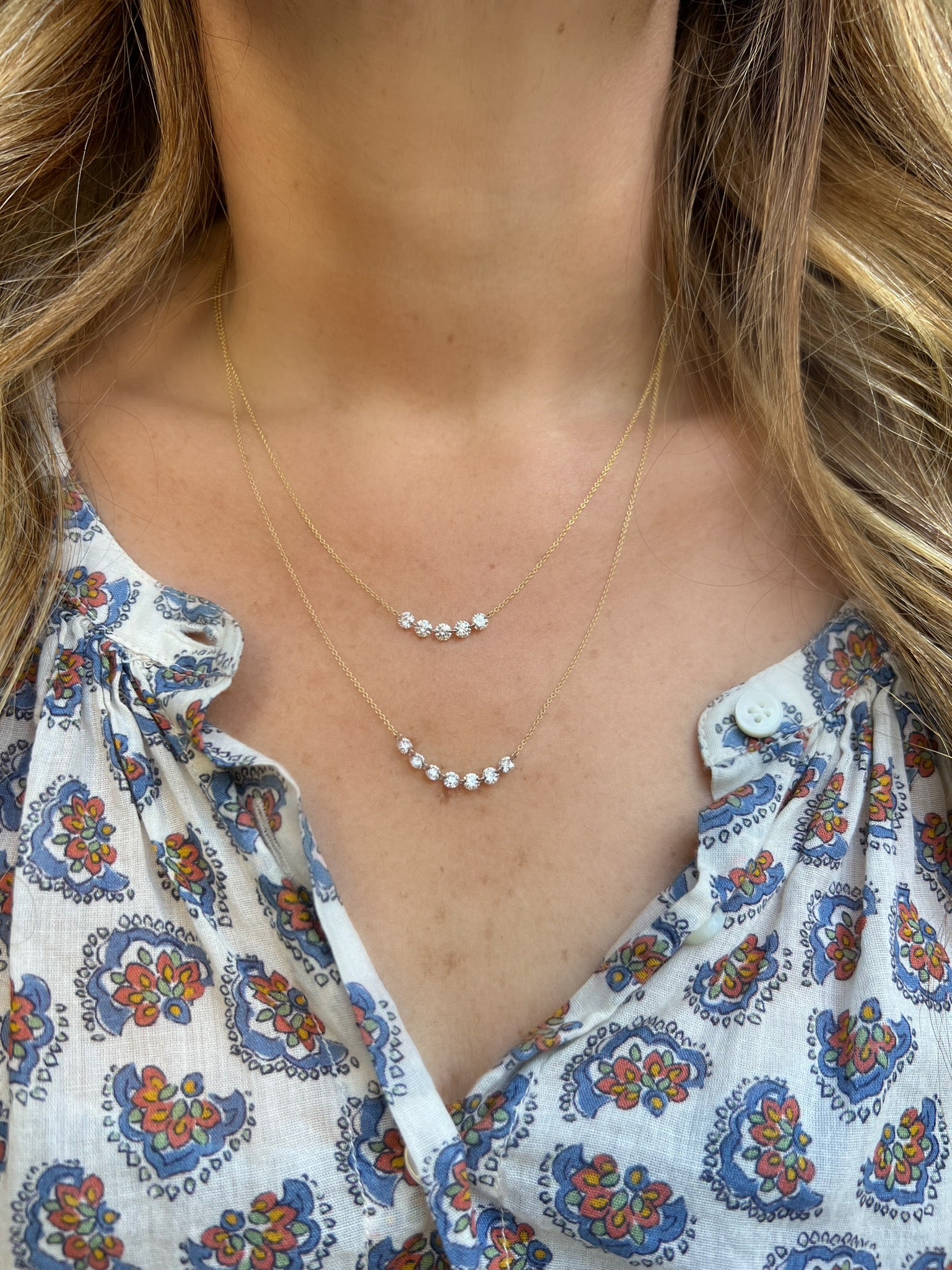 Vera Wang WISH Diamond Pendant Necklace 5/8 ct tw Round/Pear-shaped 10K  White Gold | Jared