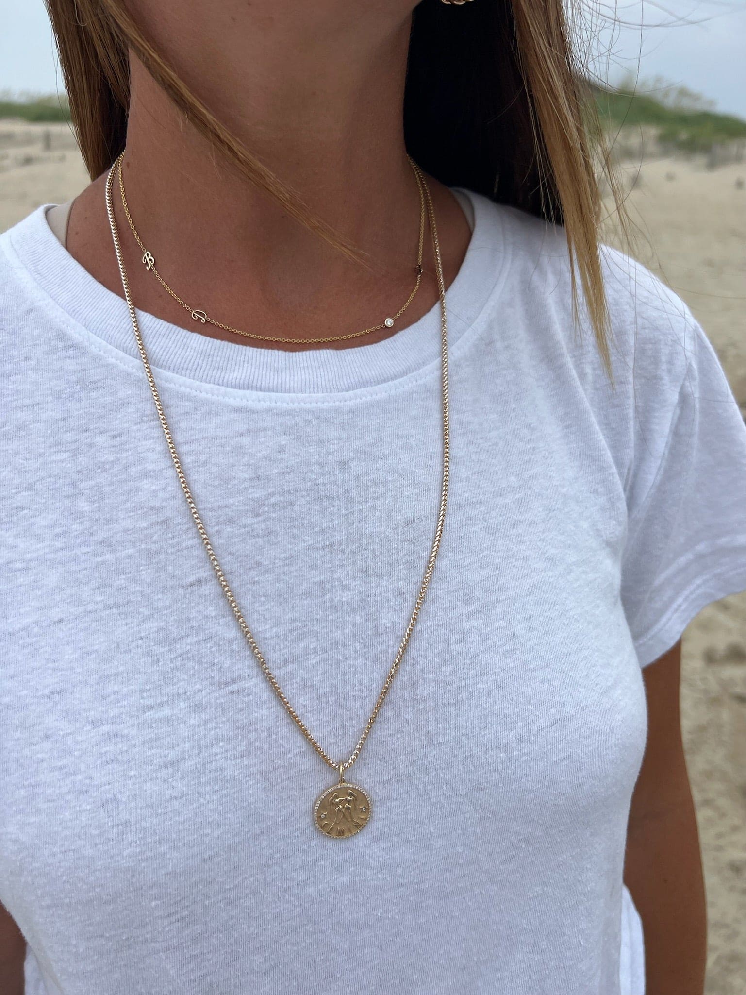 Leo Astro Pendant Necklace, 14k Yellow Gold | Women's Necklaces | Miansai